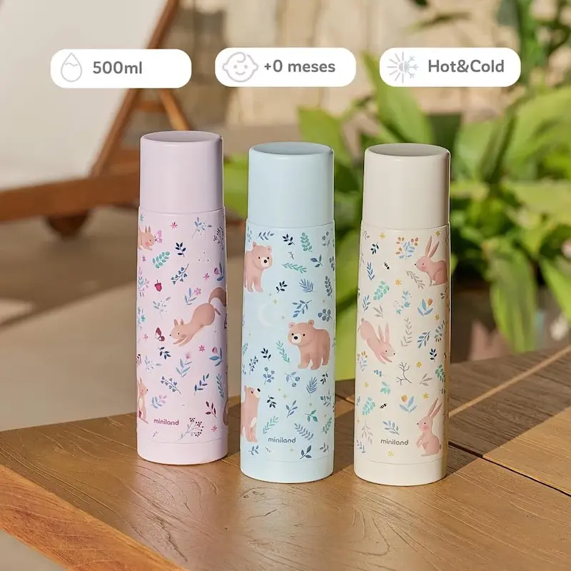 فلاسک عایق ۵۰۰ میل نوزاد مینی‌لند | Miniland Thermy 500 ml Insulated Flask