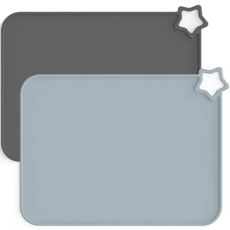 زیرانداز سیلیکونی غذاخوری ۲ عددی مونکی (Moonkie - Silicone Placemat - 2 Pack)