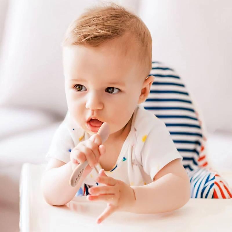 ست ۶ عددی قاشق آموزشی سیلیکونی پنداار (PandaEar Silicone Baby Learning Spoon - Pack of 6)
