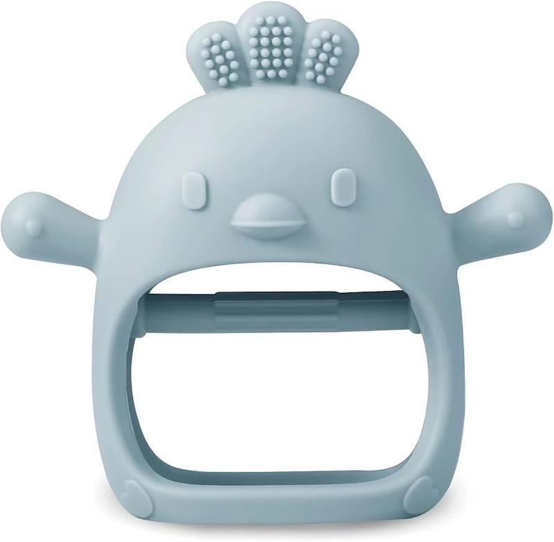 ست ۲ عددی دندان‌گیر و دستکش دست کودک  (PandaEar 2 Pack Silicone Baby Teething Toys)