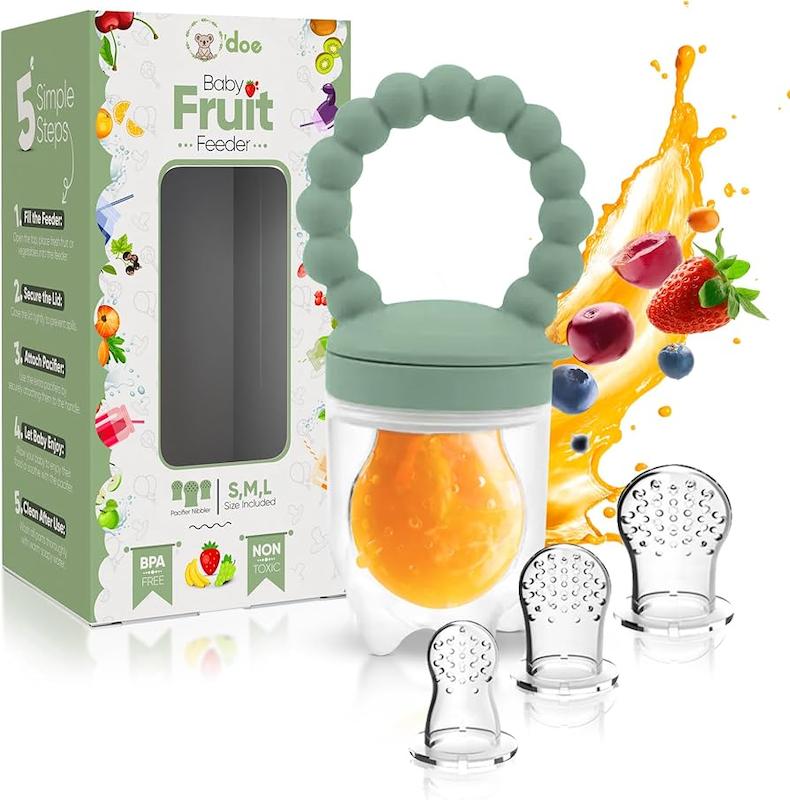 پستانک میوه‌خوری و عصاره‌گیر سیلیکونی اودو (O'doe Baby Fruit Feeder Pacifier)