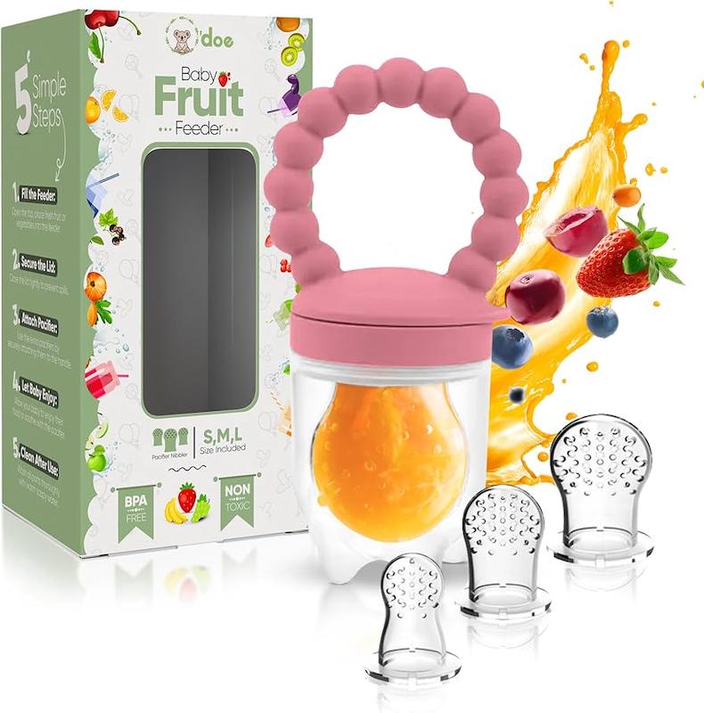 پستانک میوه‌خوری و عصاره‌گیر سیلیکونی اودو (O'doe Baby Fruit Feeder Pacifier)