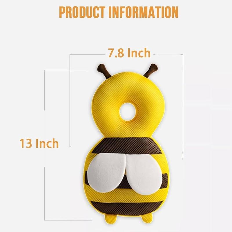 محافظ سر کودک طرح زنبور عسل (Bee Baby Head Protection Pillow Backpack)