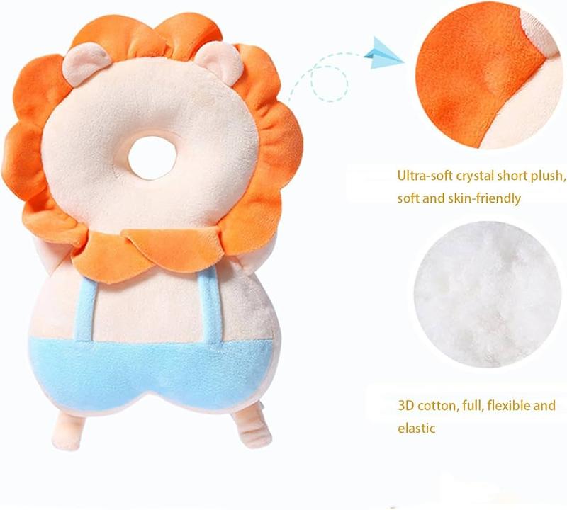 محافظ سر کودک طرح لاک‌پشت و شیر لوورنو (LOVOERNO Turtle Baby Head Protector Backpack)