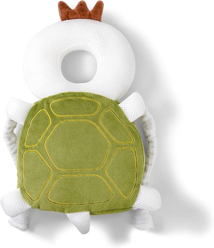 محافظ سر کودک طرح لاک‌پشت و شیر لوورنو (LOVOERNO Turtle Baby Head Protector Backpack)