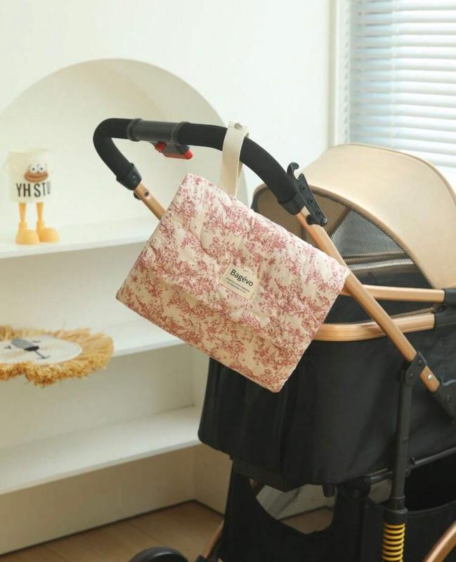 مت تعویض پارچه‌ای و ارگانایزر کیف پوشک تاشو (Portable Foldable Diaper Organizer Bag)