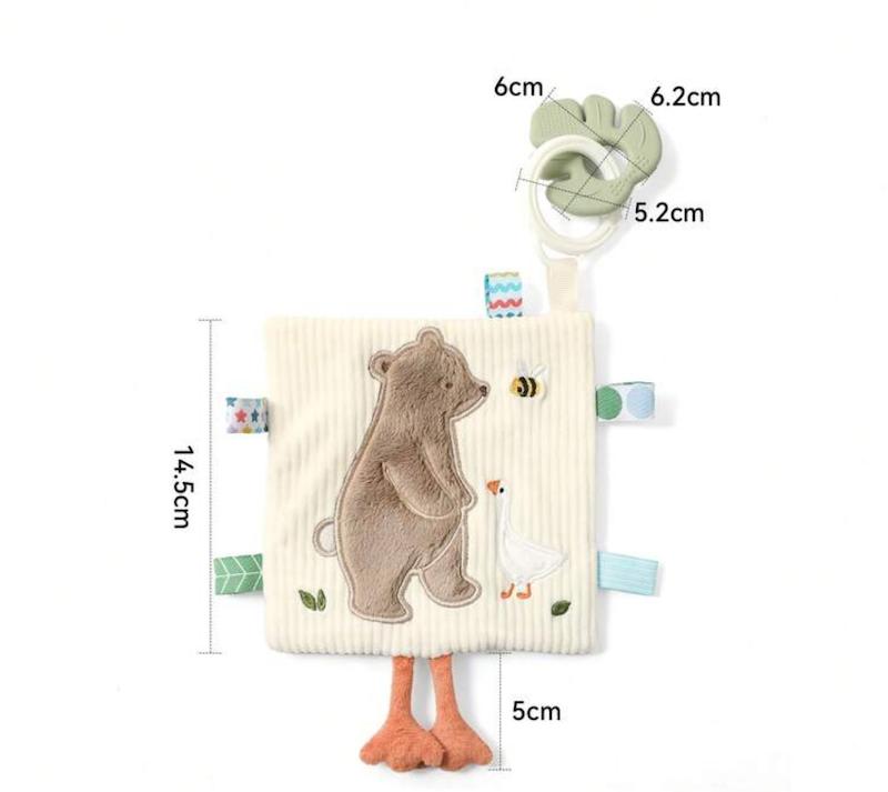  کتاب پارچه ای کودک (Baby Duck Comfort Blanket & Soft Activity Book)