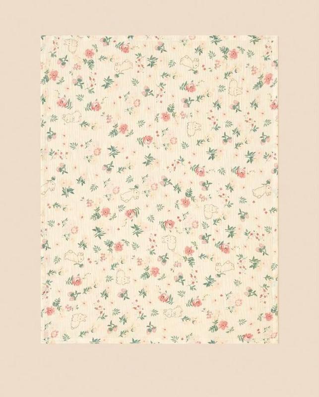 قنداق سوئیسی و دورپیچ نخی تنفس‌پذیر نوزاد (Printed Pattern Baby Soft & Breathable Swaddle Blanket)