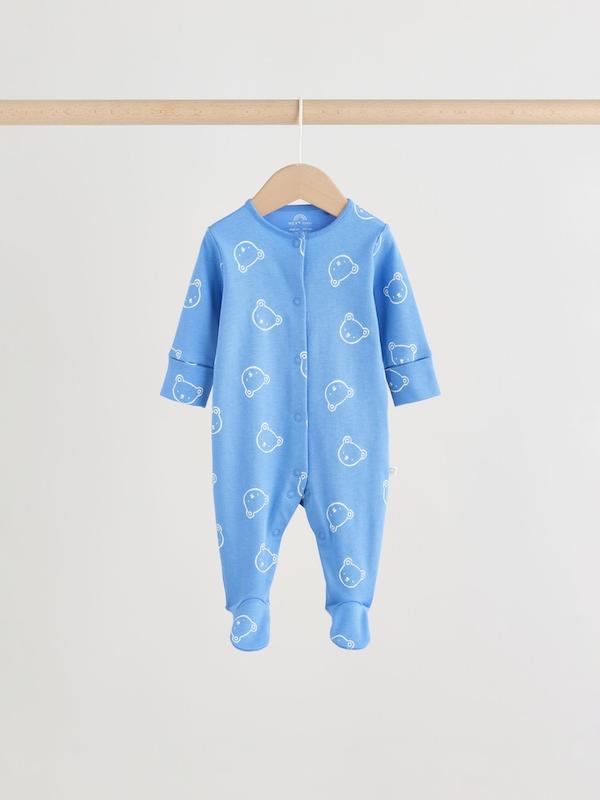ست سرهمی نوزادی ۳ عددی طرح خرس |  Next sleepsuits 