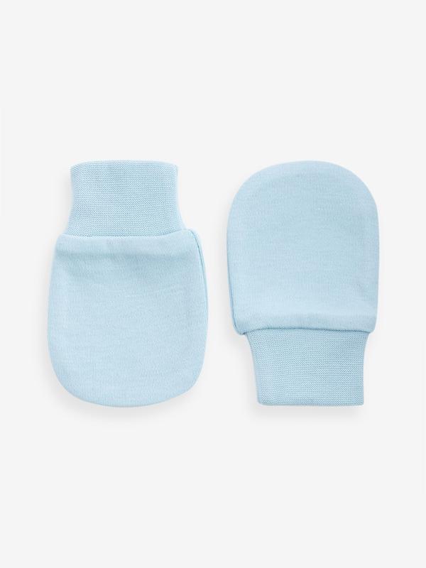 ست دستکش ضدخراش نوزادی ۳ عددی سفید و آبی | Next baby scratch mitts