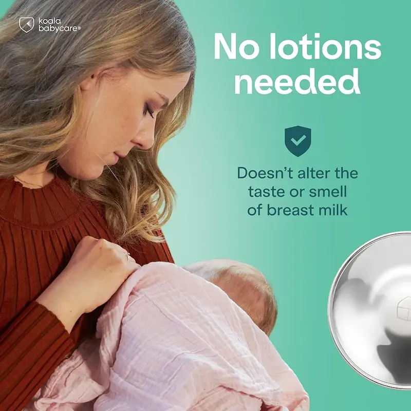 کاپ محافظ و التیام‌بخش سینه نقره کوالا |  Koala Silver Nursing Cups