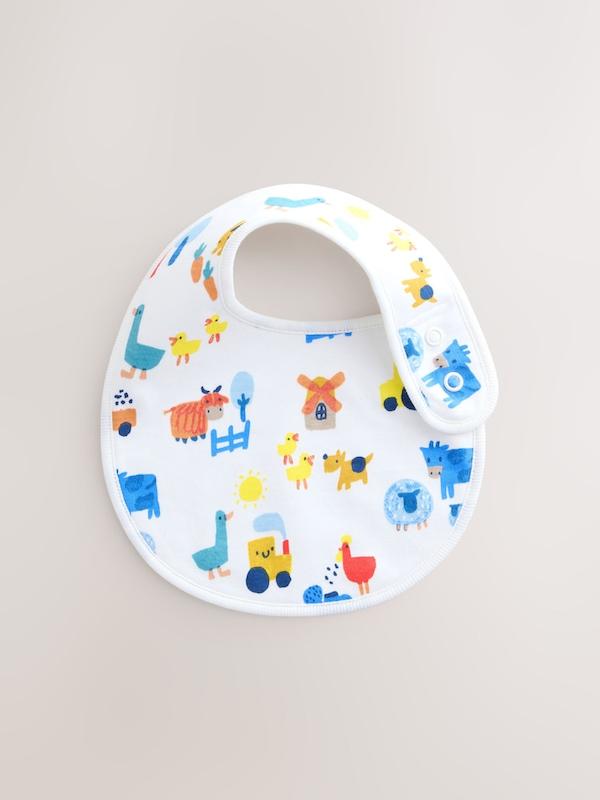 ست پیش‌بند نوزادی ۵ عددی طرح مزرعه |  Next baby bibs