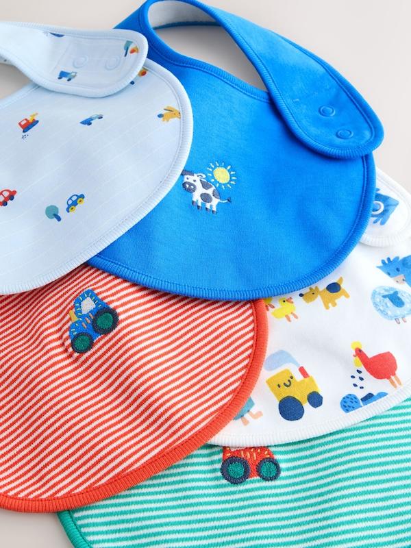 ست پیش‌بند نوزادی ۵ عددی طرح مزرعه |  Next baby bibs