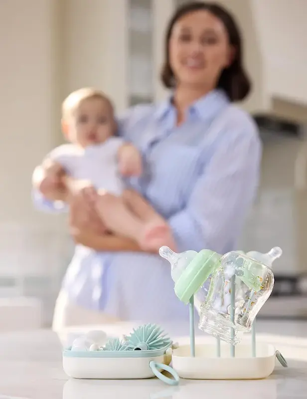 ست مسافرتی شستشوی شیشه شیر مامکوزی | Momcozy 7-in-1 Bottle Brush Set