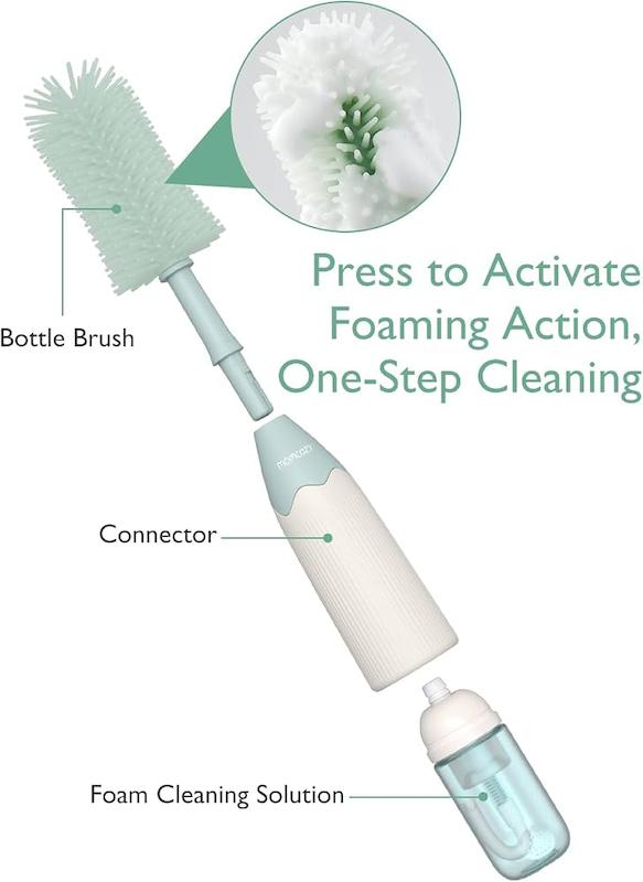 ست مسافرتی شستشوی شیشه شیر مامکوزی | Momcozy 7-in-1 Bottle Brush Set