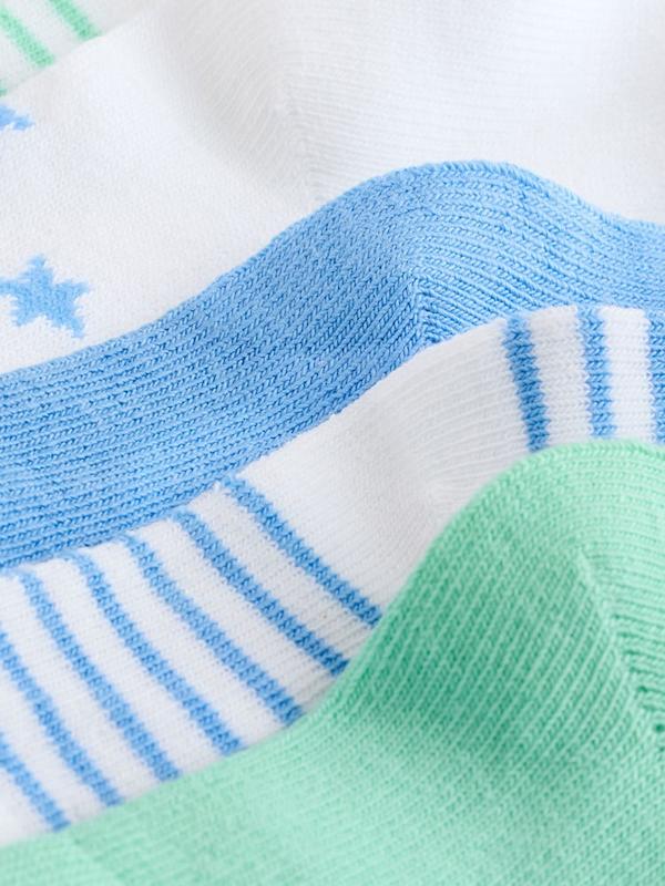ست جوراب نوزادی ۵ عددی طرح سبز و آبی |  Next baby socks
