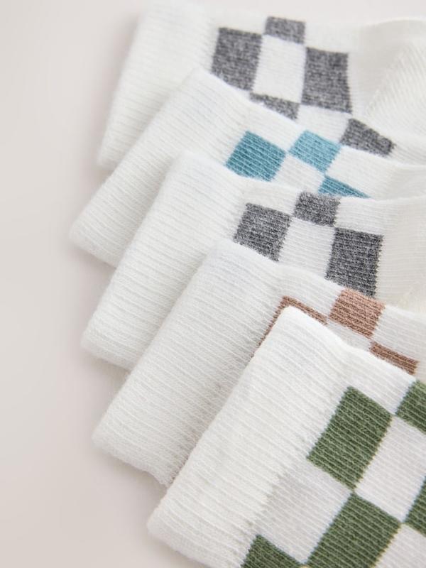 ست جوراب نوزادی ۵ عددی طرح شطرنجی |  Next baby socks