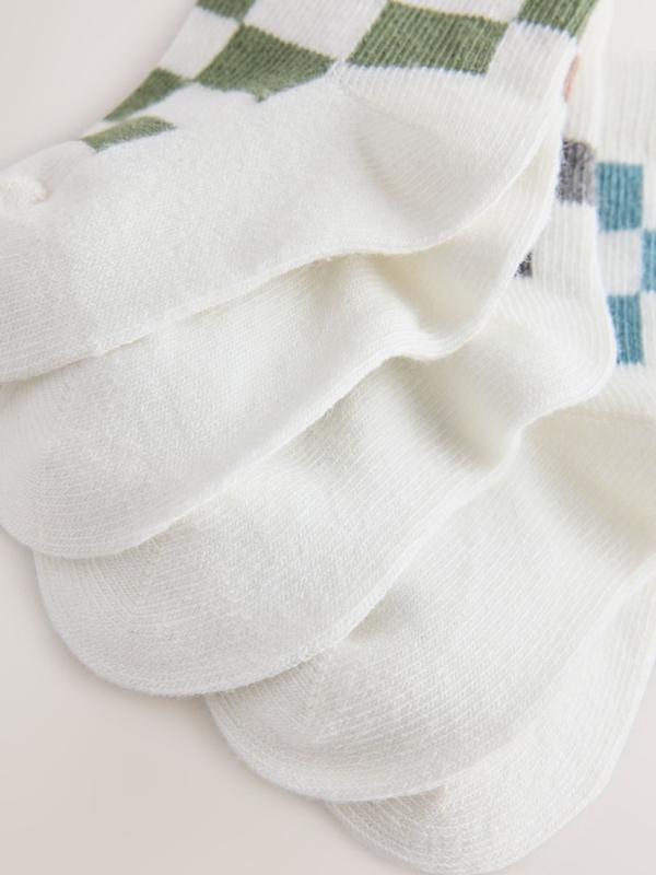 ست جوراب نوزادی ۵ عددی طرح شطرنجی |  Next baby socks
