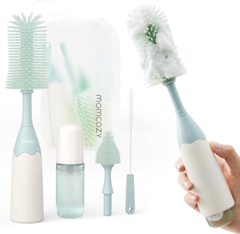 ست مسافرتی شستشوی شیشه شیر مامکوزی | Momcozy 7-in-1 Bottle Brush Set