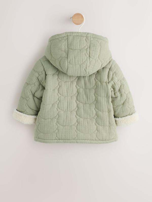 کاپشن نوزادی طرح خرس برجسته سبز |Next baby jacket