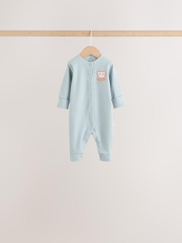 ست سرهمی نوزادی ۴ عددی طرح گل‌دار و فانتزی | Next sleepsuits 