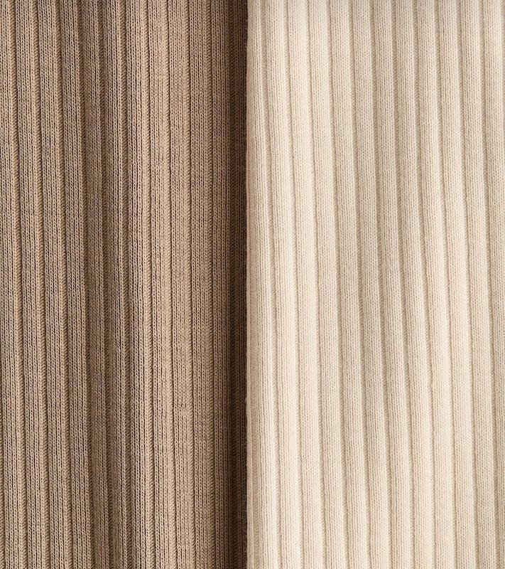 پک ۲ عددی شلوار کبریتی نوزادی اچ اند ام (H&M 2'li Tayt - Ribbed Beige & Mocha)