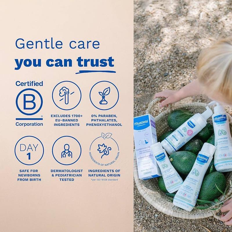 ست هدیه و بهداشتی ۵ تکه نوزاد ماستلا (Mustela Newborn Arrival Gift Set - 5 Items)