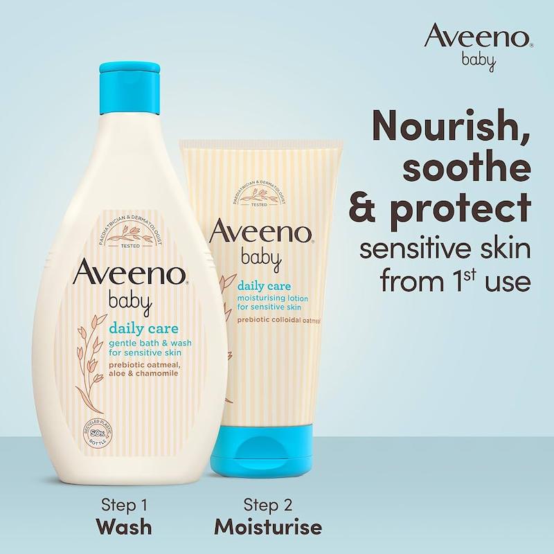 لوسیون مرطوب‌کننده روزانه نوزاد آوینو (Aveeno Baby Daily Care Moisturising Lotion - 150ml)