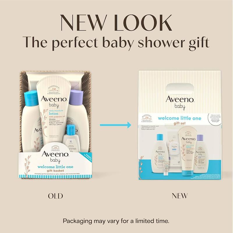 ست ۵ تکه بهداشتی و آرامش‌بخش نوزاد آوینو (Aveeno Baby Welcome Little One Gift Set)