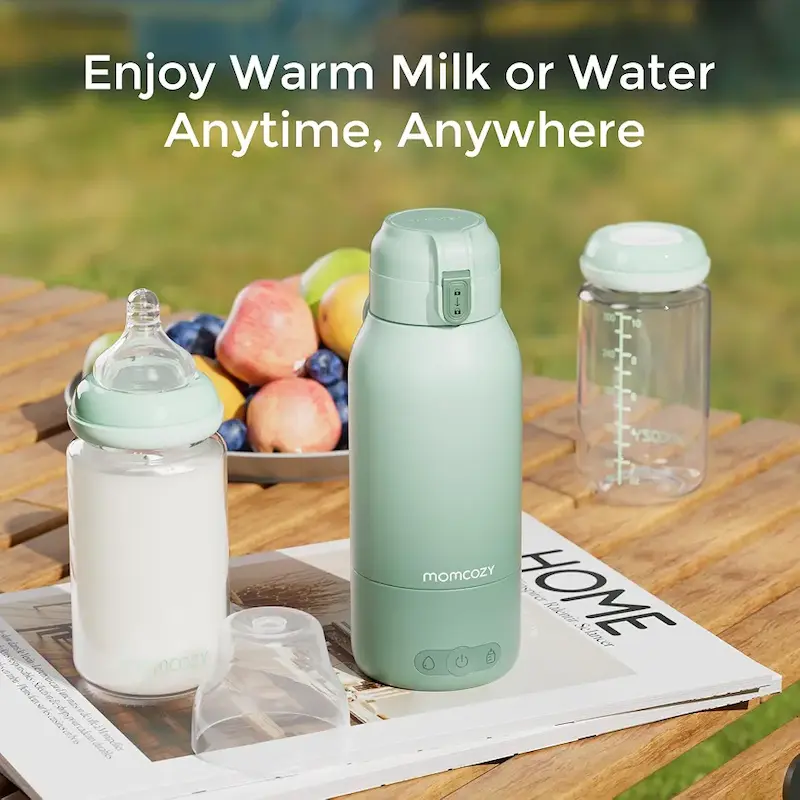 گرم‌کن پرتابل شیشه شیر و آب مامکوزی |  Momcozy Portable Bottle Warmer