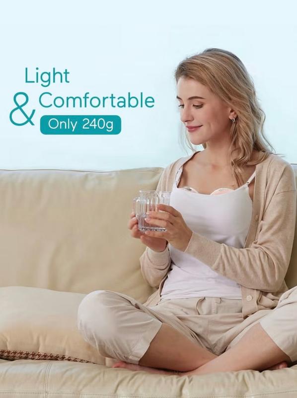 ست شیردوش برقی دوقلو پوشیدنی پارو مدل P10 (Paruu P10 Hands-Free Double Wearable Breast Pump)