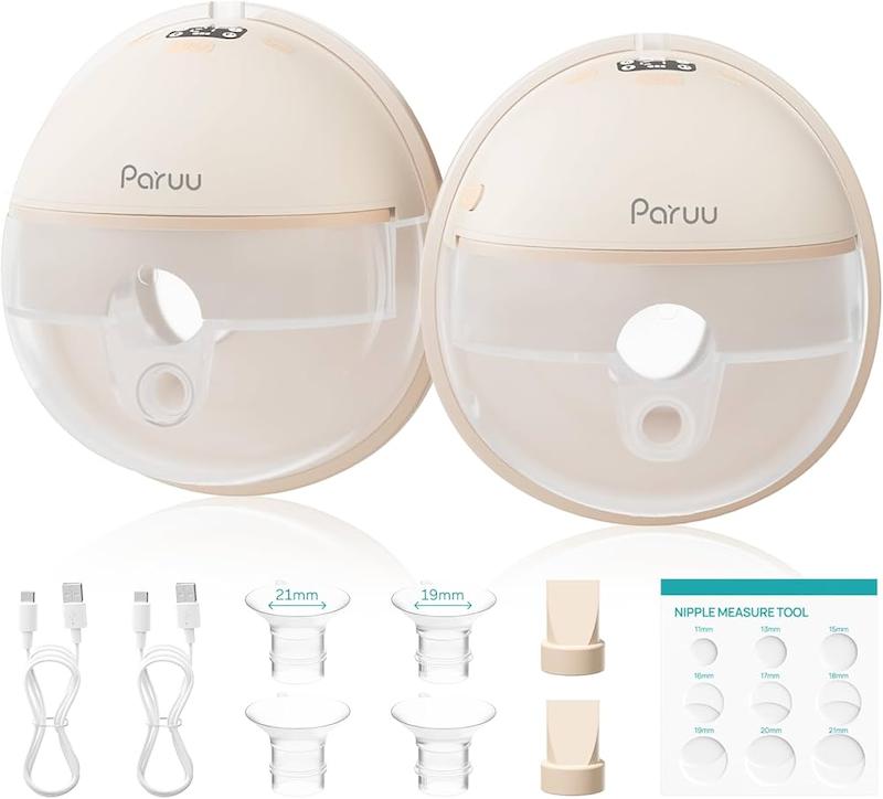 ست شیردوش برقی  پوشیدنی پارو مدل P16 (Paruu P16 Hands-Free Wearable Breast Pump )