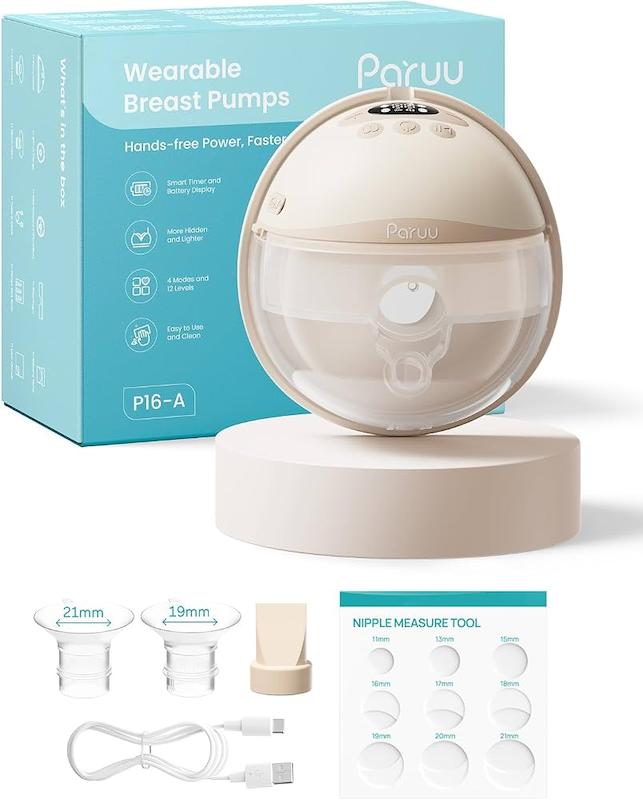 ست شیردوش برقی  پوشیدنی پارو مدل P16 (Paruu P16 Hands-Free Wearable Breast Pump )