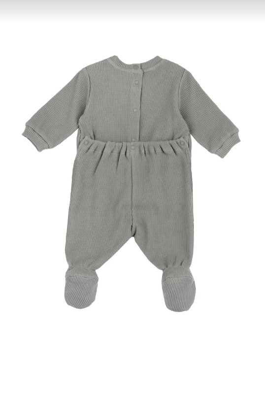سرهمی نوزادی یقه‌گرد دکمه‌دار طرح حیوانات چیکو | Chicco sleepsuits