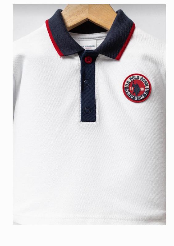ست بلوز یقه پولوشرت و شلوار نوزادی پسرانه یو.اس. پولو اسن | U.S. Polo Assn. Baby set