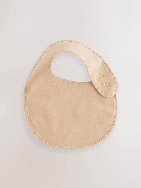 ست پیش‌بند نوزادی ۵ عددی نخی خنثی |  Next baby bibs