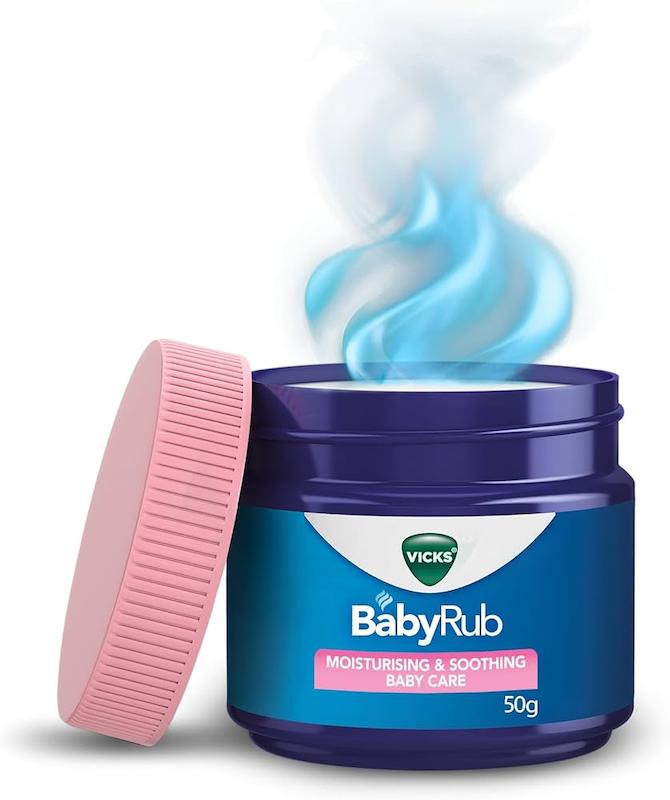 پماد آرام‌بخش و مرطوب‌کننده کودک ویکز (Vicks BabyRub Comfort Care)