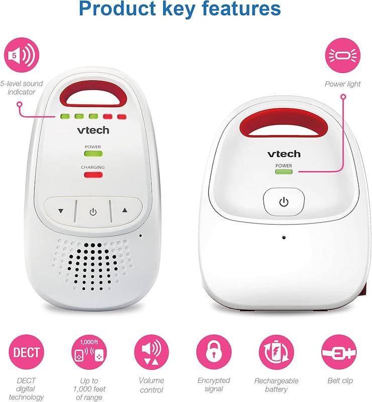 پیجر صوتی دیجیتال کودک وی‌تک (VTech BM1000 Digital Audio Baby Monitor)