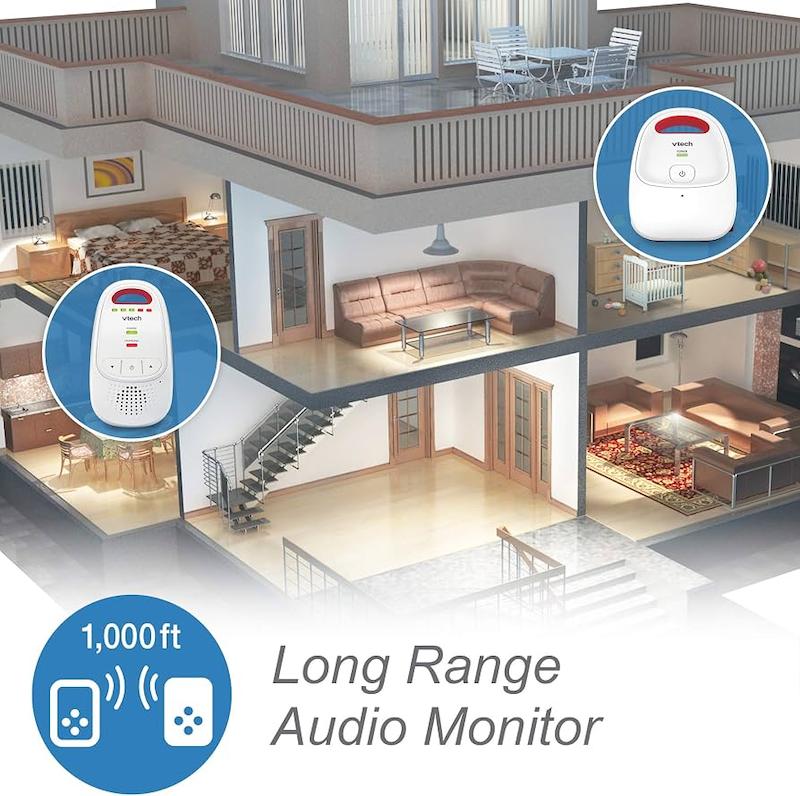 پیجر صوتی دیجیتال کودک وی‌تک (VTech BM1000 Digital Audio Baby Monitor)