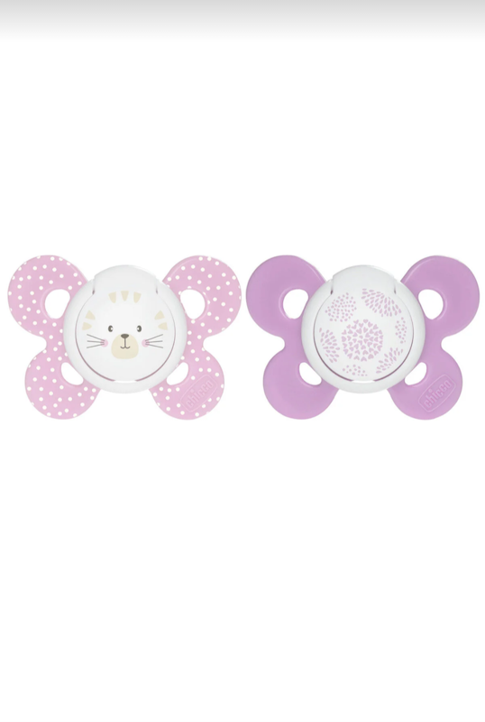پستانک سیلیکونی ارتودنسی دوتایی چیکو مدل فیزیو کامفورت طرح کاپلان | Chicco pacifier 