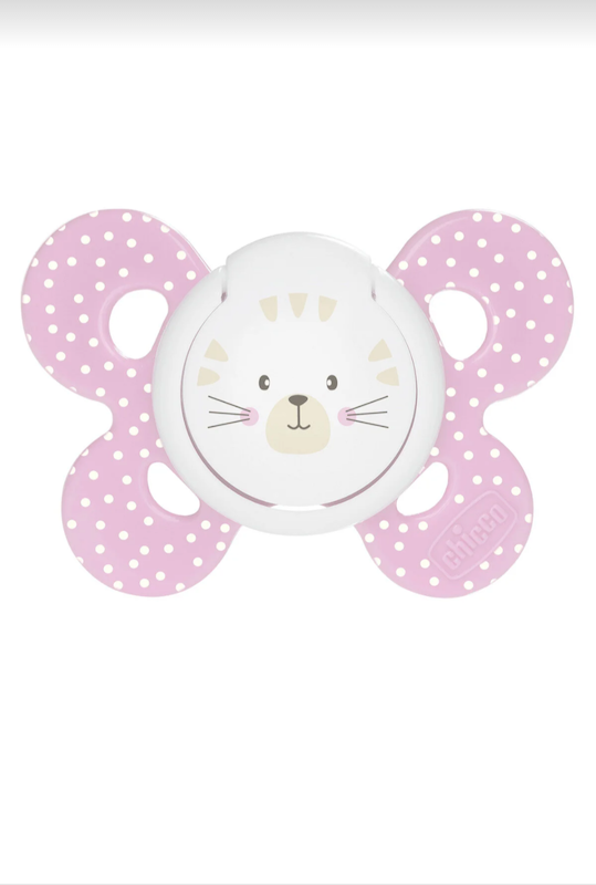 پستانک سیلیکونی ارتودنسی دوتایی چیکو مدل فیزیو کامفورت طرح کاپلان | Chicco pacifier 