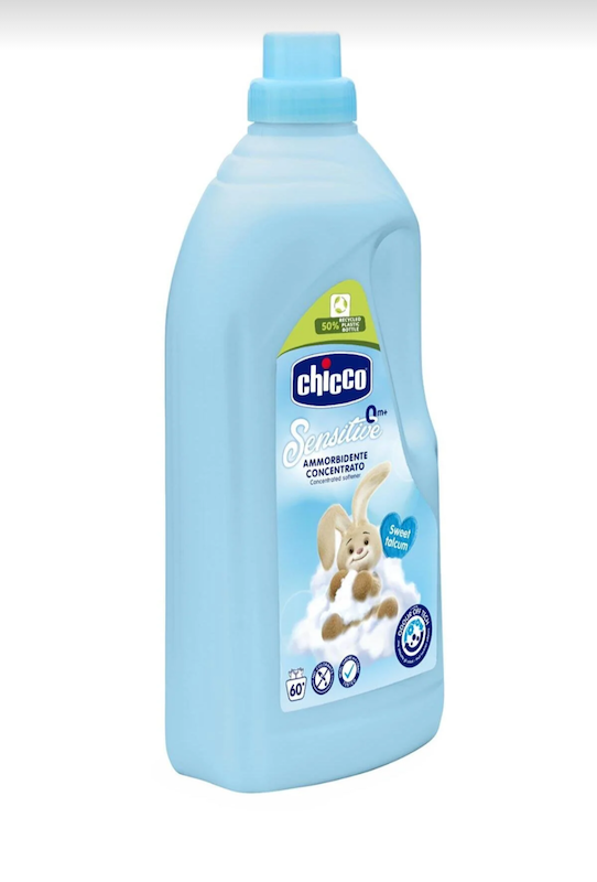 مایع نرم‌کننده لباس کودک چیکو مدل سنسیتیو | Chicco Laundry Softener Sensitive حجم ۱.۵ لیتر