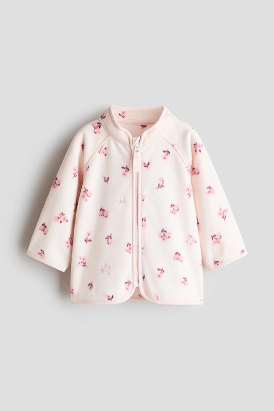 کاپشن پلار طرح‌دار نوزادی اچ اند ام مدل فلیس جکت | H&M Fleece Jacket