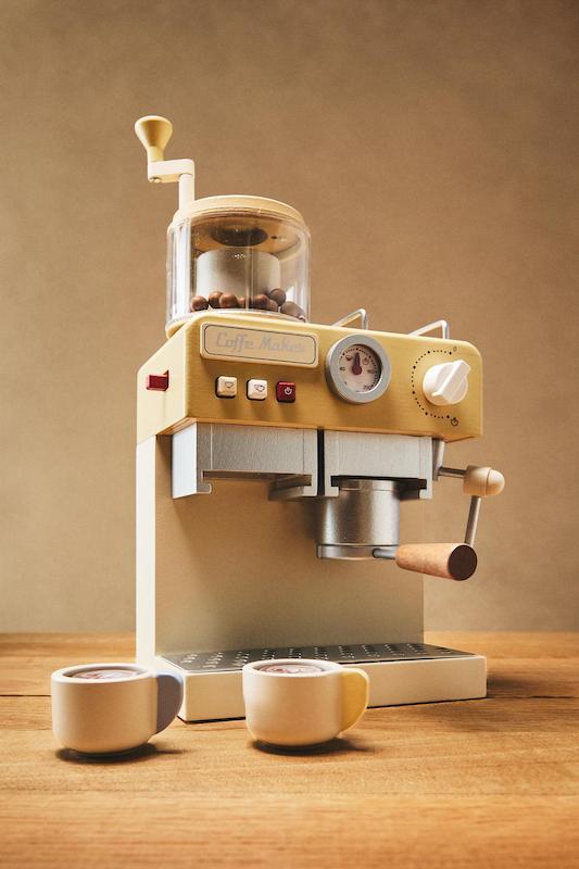 اسپرسوساز اسباب‌بازی چوبی زارا |  Zara Kids Wooden Coffee Maker