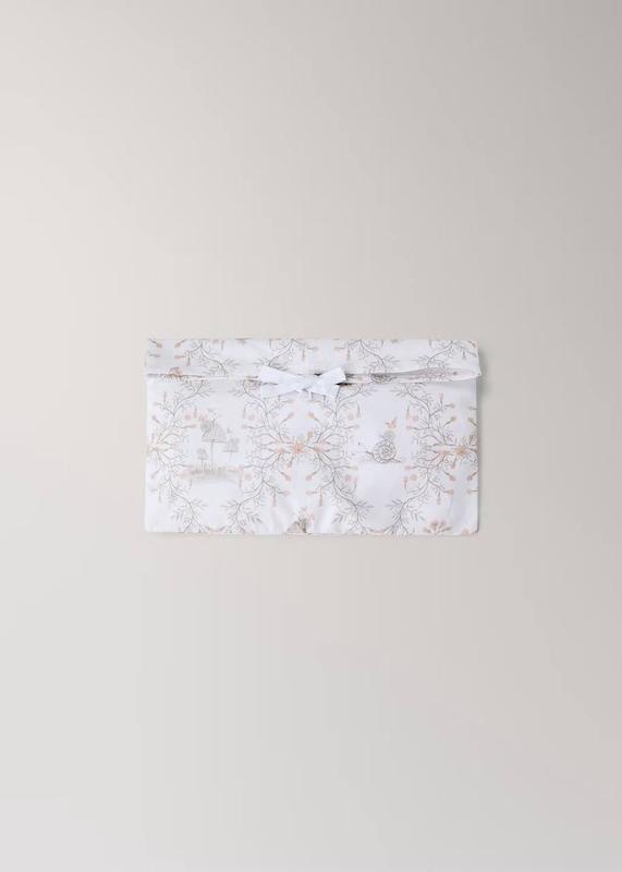 ست روتختی طرح‌دار ۱۰۰ درصد پنبه منگو |  Mango Patterned 100% Cotton Mini Crib Duvet Cover Set