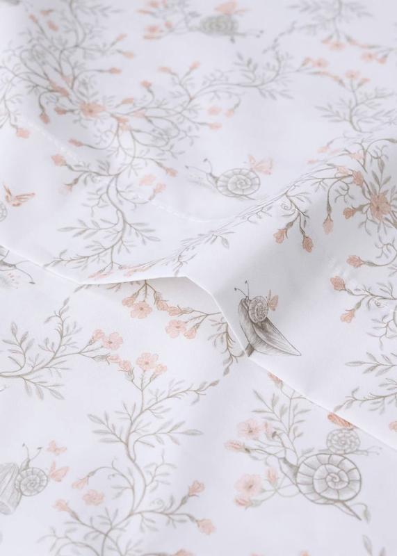 ست روتختی طرح‌دار ۱۰۰ درصد پنبه منگو |  Mango Patterned 100% Cotton Mini Crib Duvet Cover Set