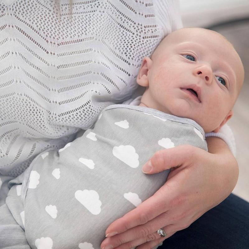 ست ۳ عددی قنداق و کیسه خواب نوزاد اسکای-تاچ همراه با کلاه گوش‌دار | SKY-TOUCH Baby Swaddle Blanket Wraps 3-Pack
