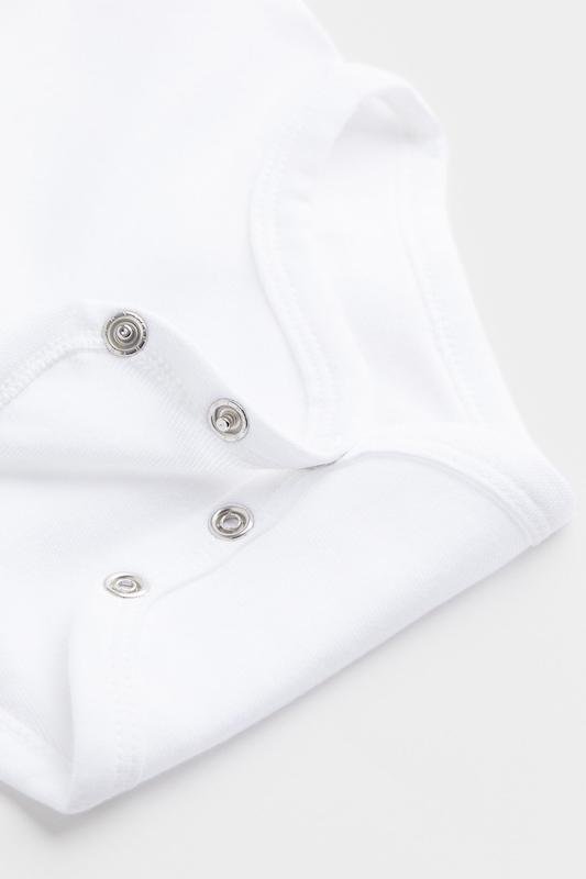 ست بادی آستین‌کوتاه سفید ۲ عددی اچ‌اند‌ام |  H&M Bodysuit 