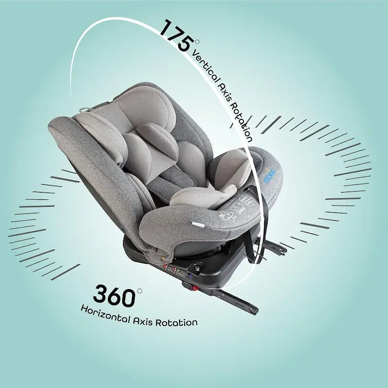 ​صندلی ماشین کودک چرخان برند مون | Moon Rover 360° Car Seat