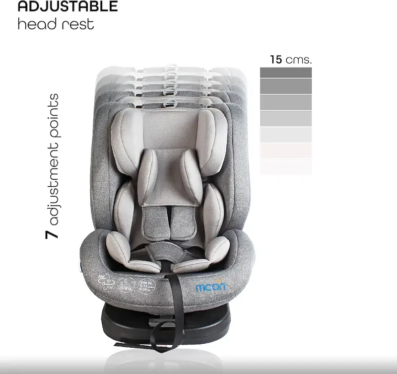 ​صندلی ماشین کودک چرخان برند مون | Moon Rover 360° Car Seat